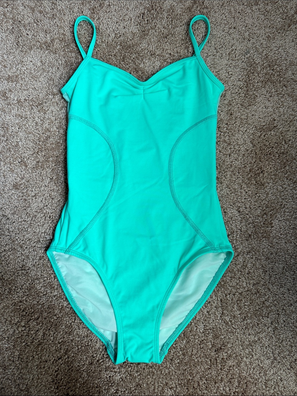 Solid Turquoise One-Piece Leo